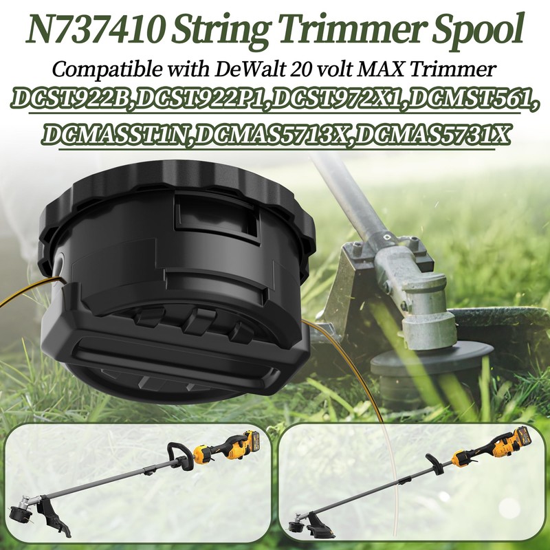 BiLLNE N737410 String Trimmer Head Compatible with De-Walt String Trimmer,Fit