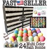 Purelis Bath Bombs Gift Set Of 24 Luxury Aromatherapy Bath
