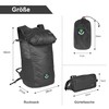 4Monster Foldable Backpack, Ultra Light, Unisex Daypack, Outdoor, 2-in-1 Belt