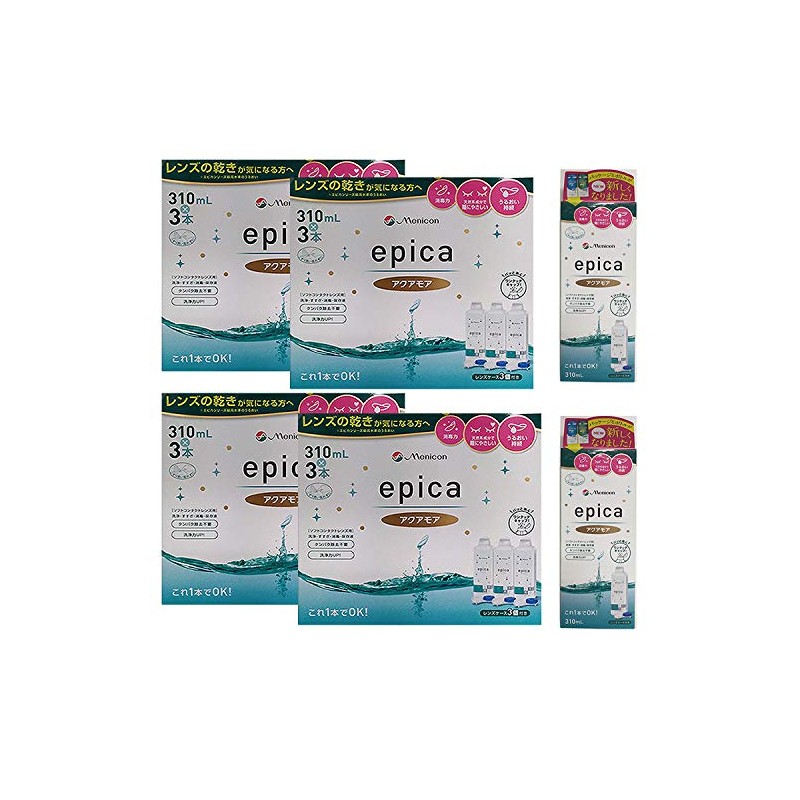 Menicon Epica Aquamore 10.5 fl oz (310 ml) x 14