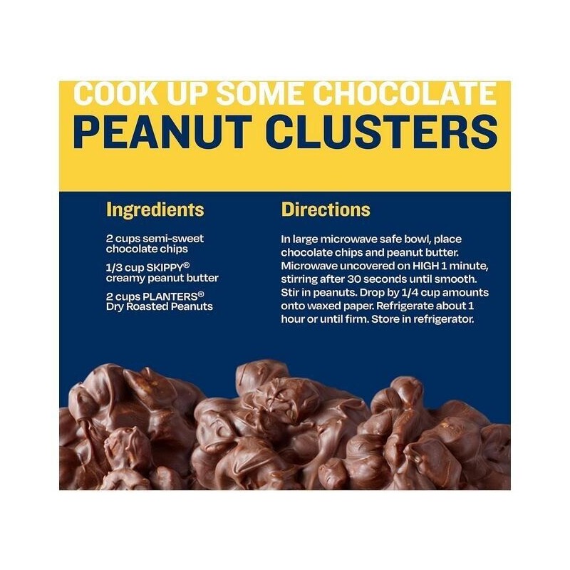 Planter's PLANTERS Salted Cocktail Peanuts, Party Snacks, Plant Based Protein