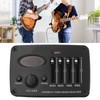 Acoustic Guitar 4 Band Equalizer EQ Preamps Piezo Pickup Chromatic