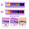 Pintura Corporal Soluble En Agua, Paleta De Delineador