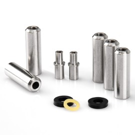 Sandblaster Nozzle Combo Pack for Accessories, Steel Sand Blaster Nozzle Tips for Most Sand Blasters Efficient Blasting Sandblast Nozzles Silver