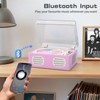 CD Player Portable Bluetooth Input/Output, Retro CD Player with Hi-Fi