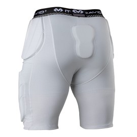 McDavid Rival Integrated 5-Pad Girdle, Durable & Breathable Padded Support with Hard-Shell Thigh Guards, Great for Football & Lacrosse (Youth)