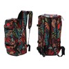 Printed Backpack Polyester Large Capacity Multifunctional Outdoor Leisure Travel BagRed