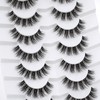 3D Clear Band False EyeLashes Natural Look Cat Eye Wispy