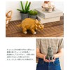 Animal Owl Wood Grain Polyresin Suora Money Box