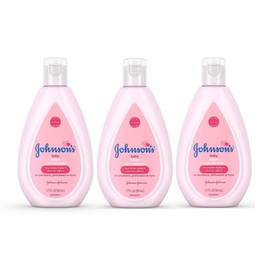 Johnson's Baby Lotion Travel Size 1.7 oz (50ml) - Pack of 3