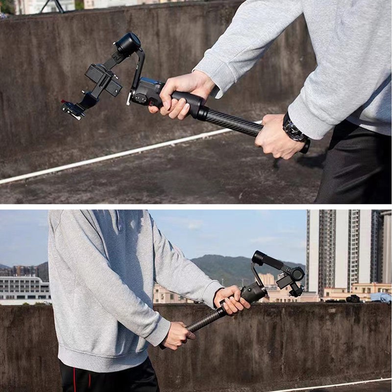 Universal Carbon Fiber Extension Pole Center Column 2 Section Extendable