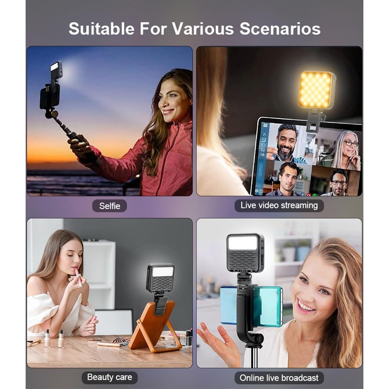 Generic RGB Video Light, Portable Led Camera Light for Photography,