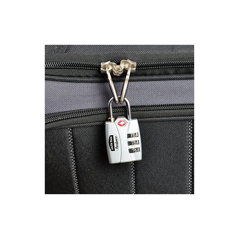 South Main Hardware Instant Search Alert TSA Accepted Combination Luggage