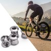 BringLucky 4Pcs Durable Single Chainring Bolts Smooth Surface Single Chainwheel