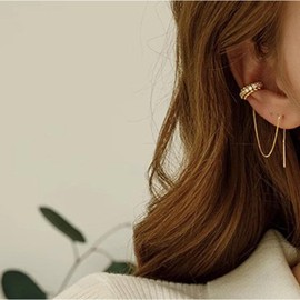 Chain Earrings for Women Tassel Chain Drop Dangle Small Hoop Earrings for Women Trendy Jewelry Gifts