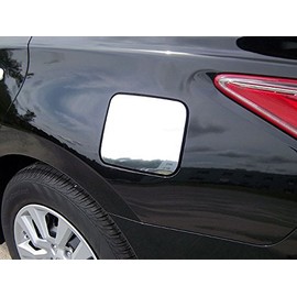 707Motoring Stainless Polished Chrome Gas Door Cover Trim (NOT a Replacement, Overlay Trim ONLY) 1PC, Compatible with Nissan Altima 2013-2018 (4-Door, Sedan)