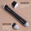Maange 12pcs Brochas Maquillaje Doble Punta Esponjas Pulir Líquidos Cremas