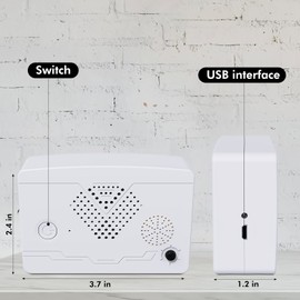 2 Pack Ultrasonic Mice Bat Repellent Devices, Roach Killer Rodent Ultrasonic Indoor for Pest, Electronic Mosquito Spider Repellent, Cockroach, Bat, Bird, Bug, Insect, Mouse