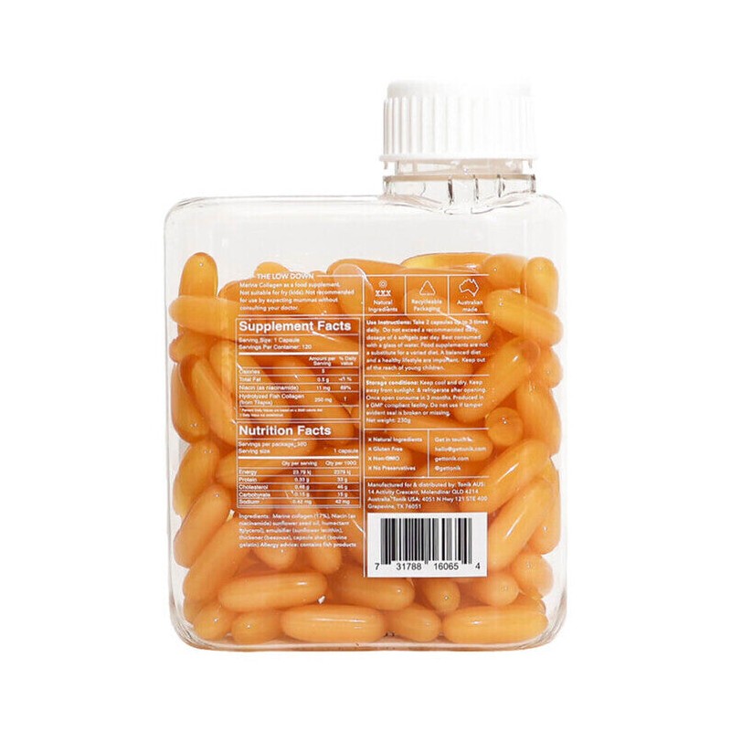 Tonik Marine Collagen Capsules, 120 Capsules