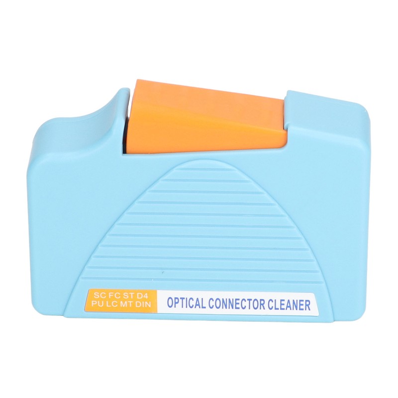Cassette Optical Connector Cleaner Fiber Optic End Cleaning Box for
