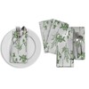 S4Sassy Green Clover & Daisy Floral Cotton Napkin Printed Everyday
