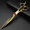 Gold and Black Gold Dragon 7 Inch Professional Hair Styling Scissors