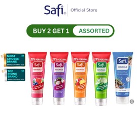 Safi [Buy 2 Free 1] Safi Naturals Facial Cleanser 100g | Gamat | Mangosteen |Blueberry Watermelon |Strawberry Lemon |Cucumber