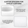 20 Pcs Curtain Spacers, Plastic Spacers for Eyelet Curtains, 50mm