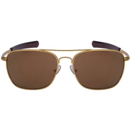 Edge I-Wear Square Aviator Optical Sunglasses w/Color Mirror Lens 25044-O-REV-5(G)