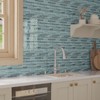 VaryPaper 10 Sheets Blue Peel and Stick Backsplash for Kitchen