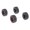 Pack of 4 1/64 Scale Remote Control Car Wheels with