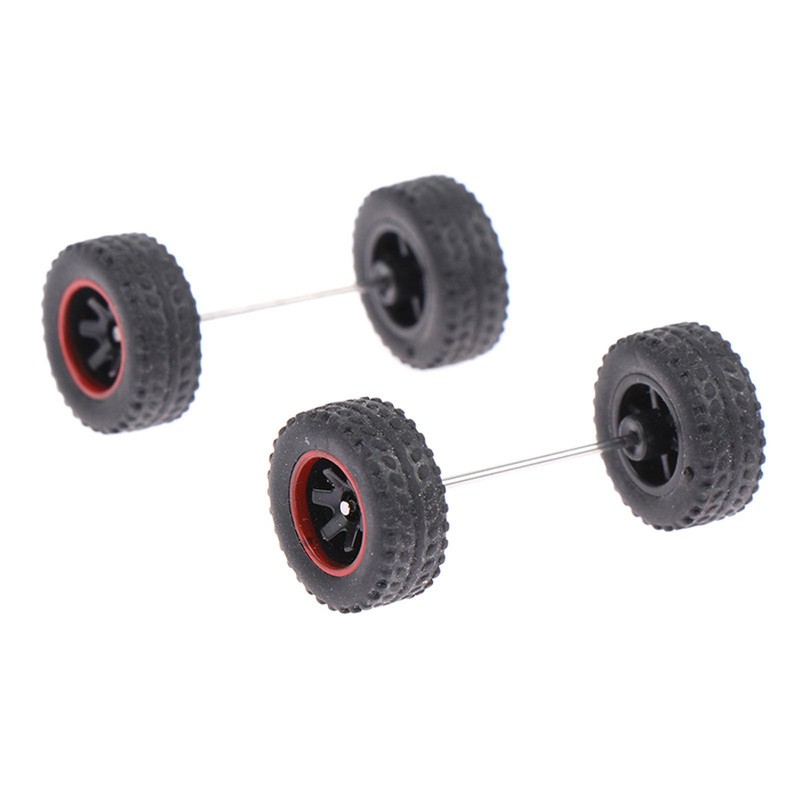 Pack of 4 1/64 Scale Remote Control Car Wheels with