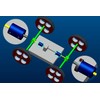 Aopin 2mm to 3mm Red Rigid Couplings Set Shaft Stepper