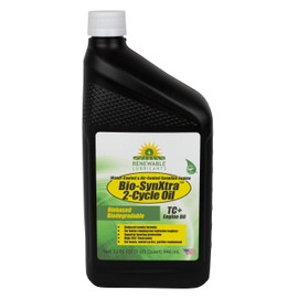 Renewable Lubricants Bio-SynXtra TC-W 2 Cycle Engine Oil, 1 qt Bottle
