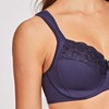 MELENECA Women's Full Coverage Underwire Bra Minimizer Plus Size Lace