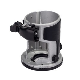 JCB Trimmer Router Base for Use with 18v Router with Aluminium Base, Non-Slip Body Grip, Rack and Pinion Precision Depth Adjustment System, 3 Year Warranty