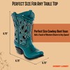 Hobby Lobby Turquoise Cowboy Boot Vase