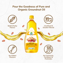 24 Mantara 24 Mantra Organic Peanut Oil - 33.81 Ounce ,, ()