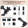 Walking Way 40cm/15.75" Extendable Tripod, Mini Portable Selfie Stick for