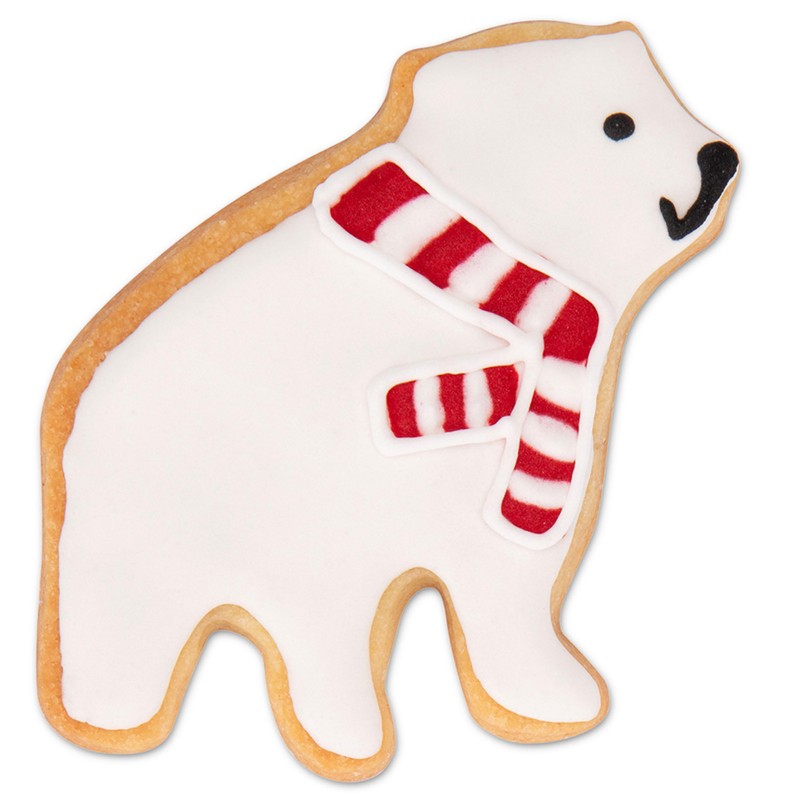 Staedter Polar Bear Cookie Cutter, 7 cm, Stainless Steel