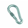 spring hook with safety screw, a4, 4x40mm