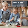 OYV Dishwasher Safe Silicone Whisk, Sealed Waterproof Design Set of