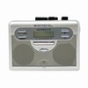 WINTECH PCT-11R2 Tape Recorder with Radio (FM Wide Compatible), Silver,