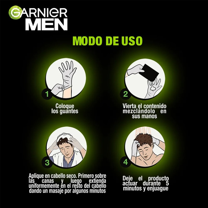 Garnier Men Tinte Para Cabello Tono 30 Castaño Oscuro