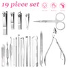 MXTIMWAN 19-Piece Nail Set Manicure Set, Nail Scissors Set, Nail