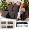 VANSOFY Recliner Sofa Covers, 8-Pieces Stretch Recliner Couch Cover Soft