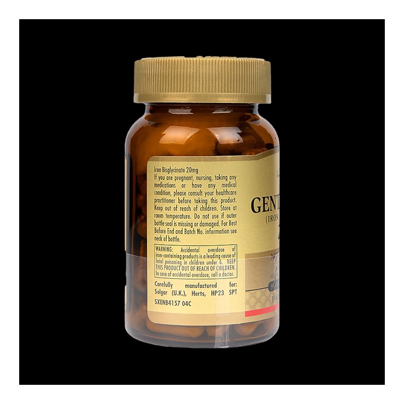Solgar Gentle Iron 20mg 90 Vegi Capsules