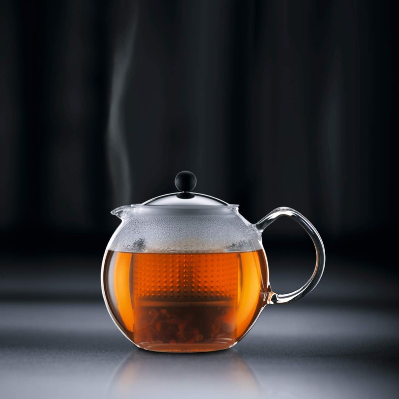 Bodum Assam Tea Press with Glass Handle and Coloured Plastic