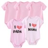 MAMIMAKA Newborn Layette Gift Set Bodysuits Pants for Baby Girl