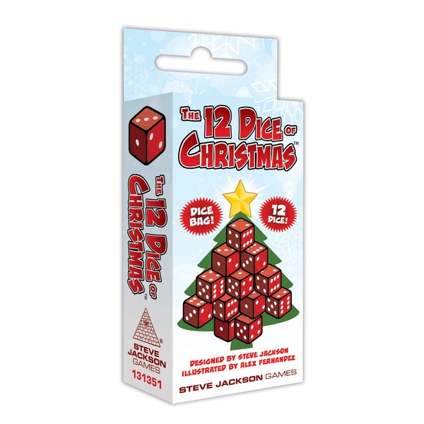 Steve Jackson Games The 12 Dice of Christmas, Dice Game,